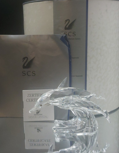 Swarovski lead dolphins - swarovski,