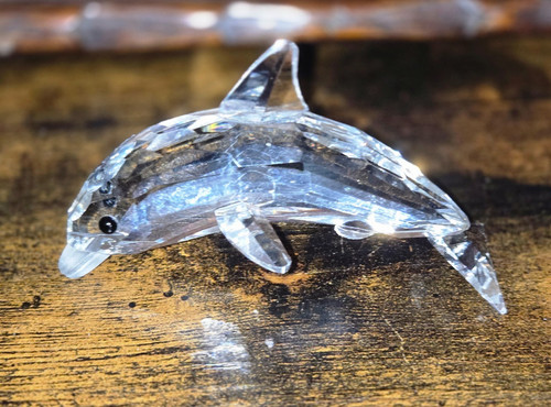 Swarovski crystal dolphin - crystal,