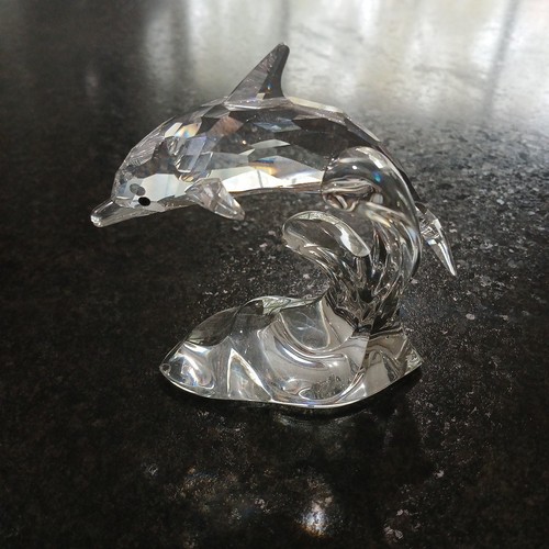 Swarovski crystal dolphin - swarovski,