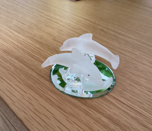 Swarovski dolphins box - swarovski,