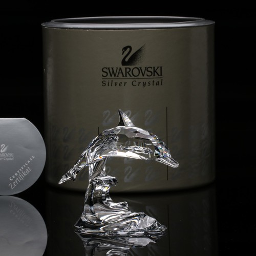 Swarovski figurine dolphin - swarovski, on